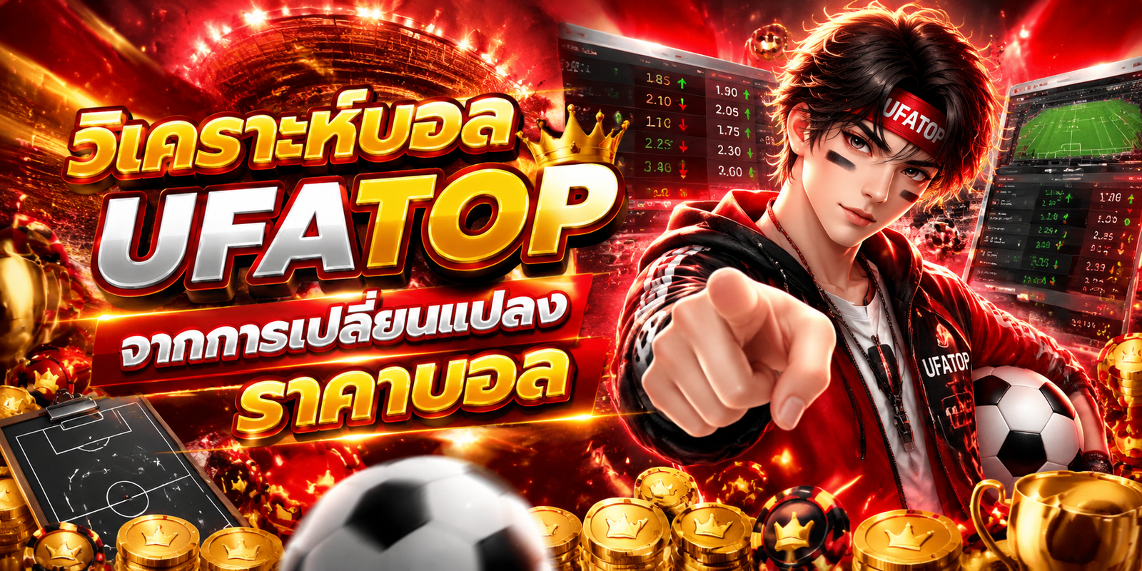 วิเคราะห์บอล UFATOP จากการเปลี่ยนแปลงราคาบอล